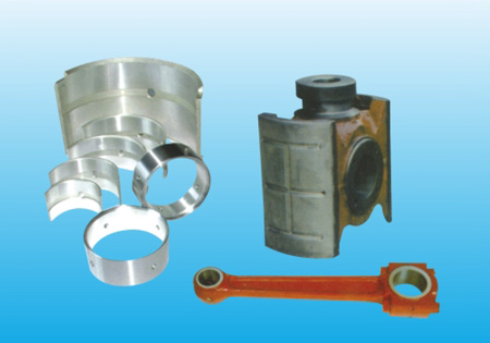 連桿、十字頭、軸瓦